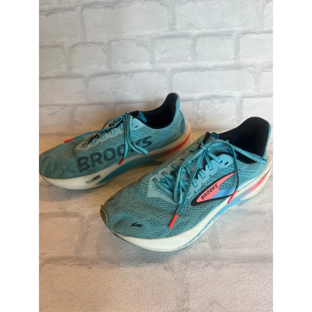 Brooks Hyperion Max Mens Running Shoes Teal DNA FLASH activewear athletic